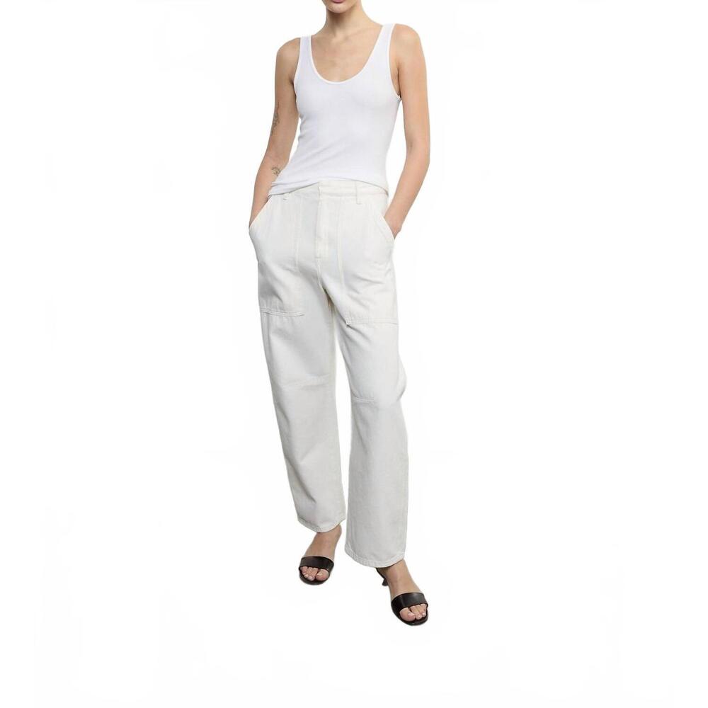 NEW ENZA COSTA utility pant in ecru